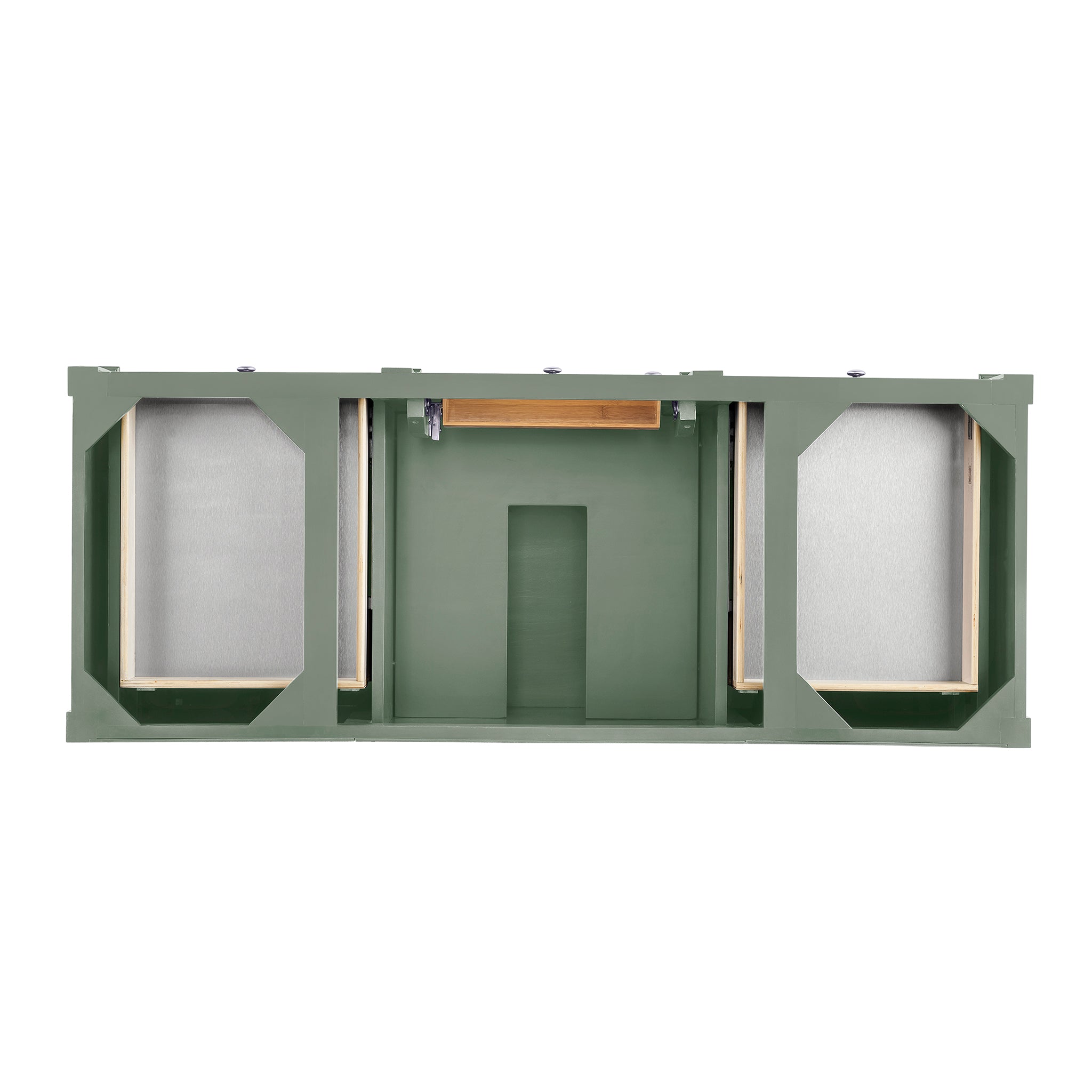 Brittany 60 Inch Single Bathroom Vanity in Smokey Celadon - Perfect for Modern Master Bathrooms & Powder Rooms