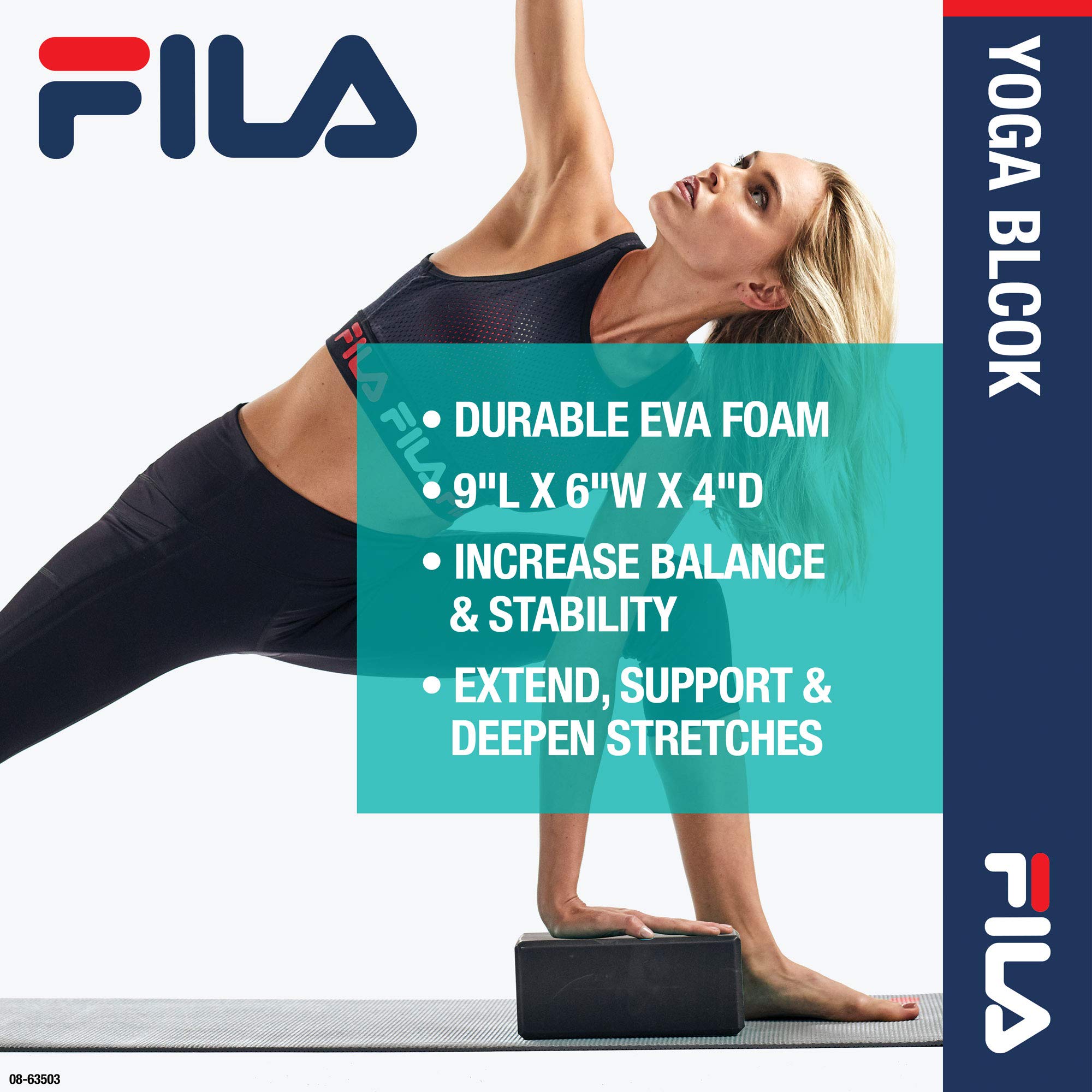 Premium EVA Foam Yoga Blocks for Support, Balance & Stability - Ideal for Yoga, Pilates, Barre, Stretching & Meditation | Perfect for Home Workouts, Studio Classes & Physical Therapy