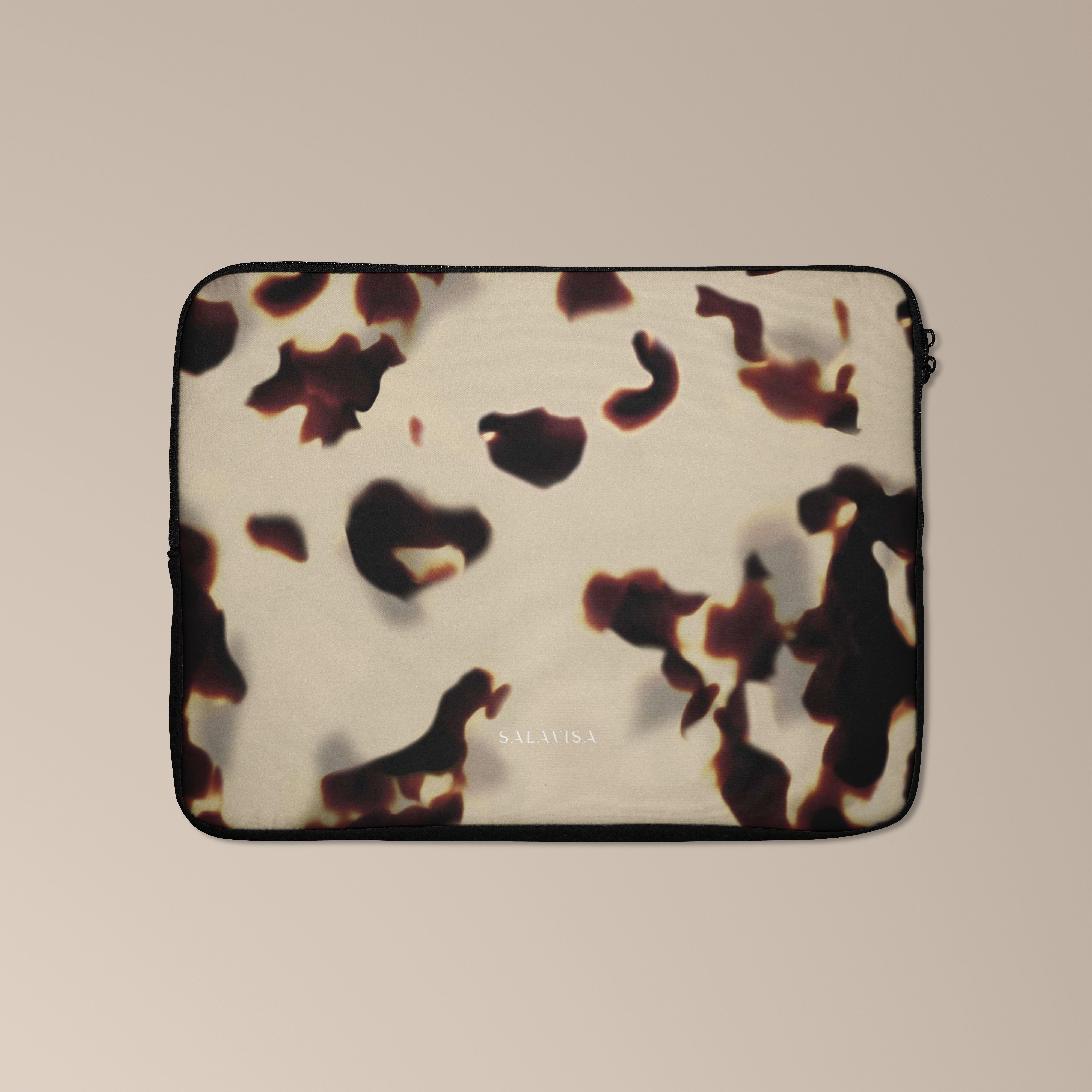 Premium Tortoise Print Laptop Sleeve Case - Stylish Protective Cover for MacBook, Dell, HP - Perfect for Work, Travel & School Accessories