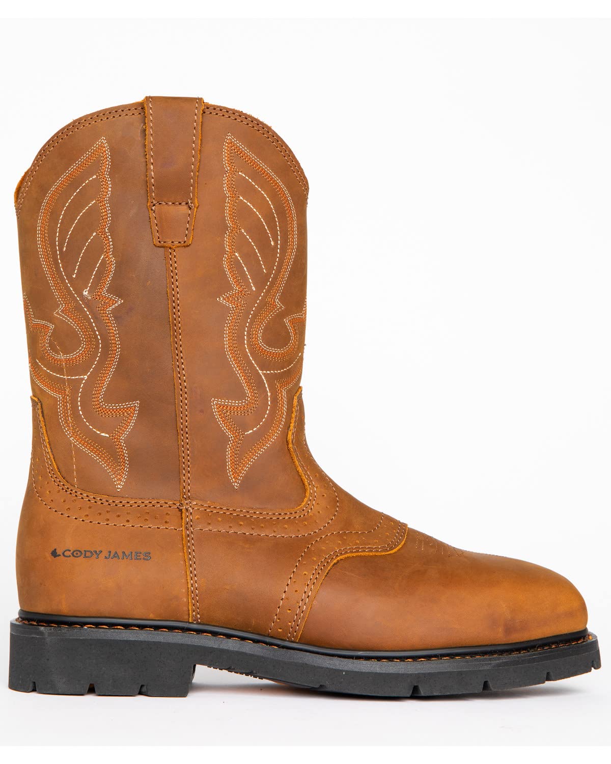 Cody James Men's Mustang Western Work Boot with Composite Toe - Durable & Comfortable for Ranch Work, Construction, and Outdoor Activities