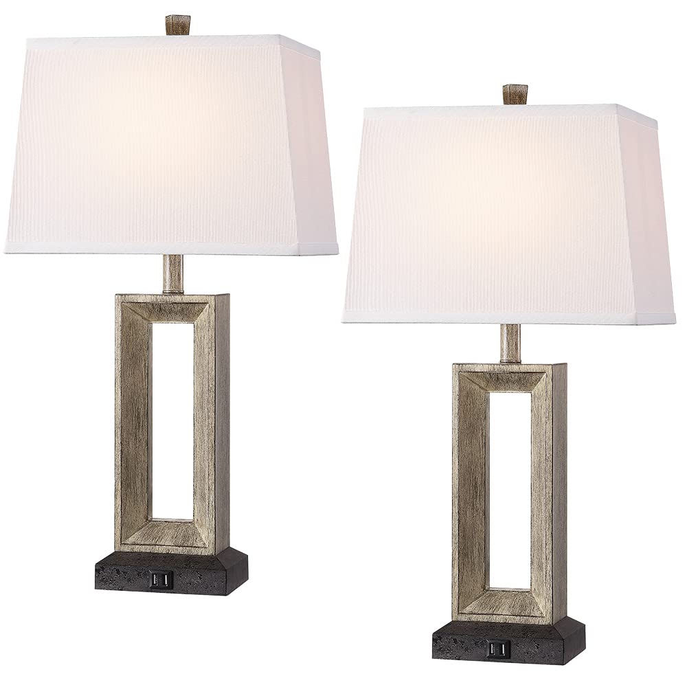 Modern Farmhouse Table Lamps Set of 2 - 27.4