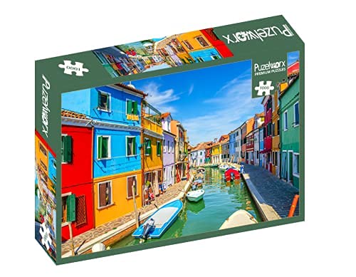 Puzelworx 1000 Piece Jigsaw Puzzle - Educational Family Game for Adults & Kids - Perfect for Family Bonding, Brain Training & Home Decor