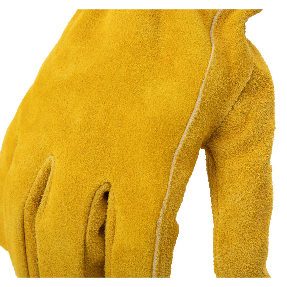 212 Performance LD 90 011 Premium Leather Work Gloves - Golden Brown, XL (Extra Large) - Durable & Comfortable for Construction, Driving, Mechanics & Outdoor Work