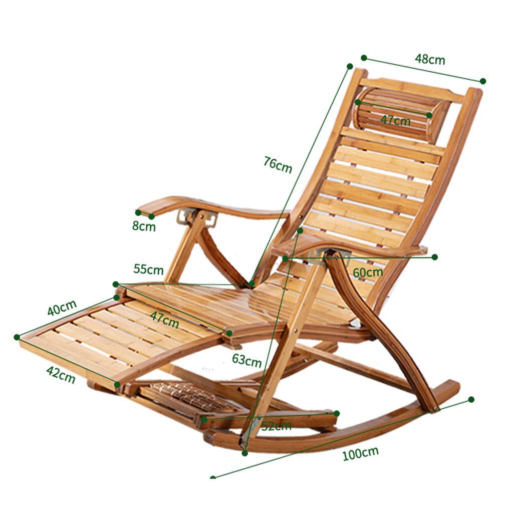 Premium High Back Zero Gravity Recliner Chair - 200kg Weight Capacity Bamboo Folding Sun Lounger with Comfortable Cotton Pad | Perfect for Backyard Relaxation, Beach Camping & Patio Lounging