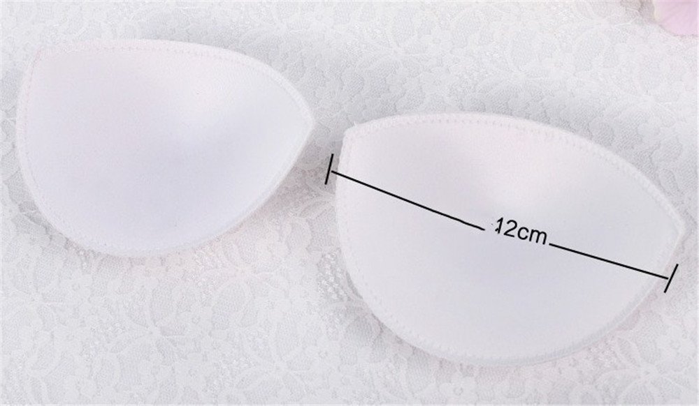 3 Pairs Sweat-Absorbing Push Up Bra Pads - Enhance & Shape for Swimwear, Sports Bikini, Yoga Top - Perfect for Gym, Beach & Active Lifestyle