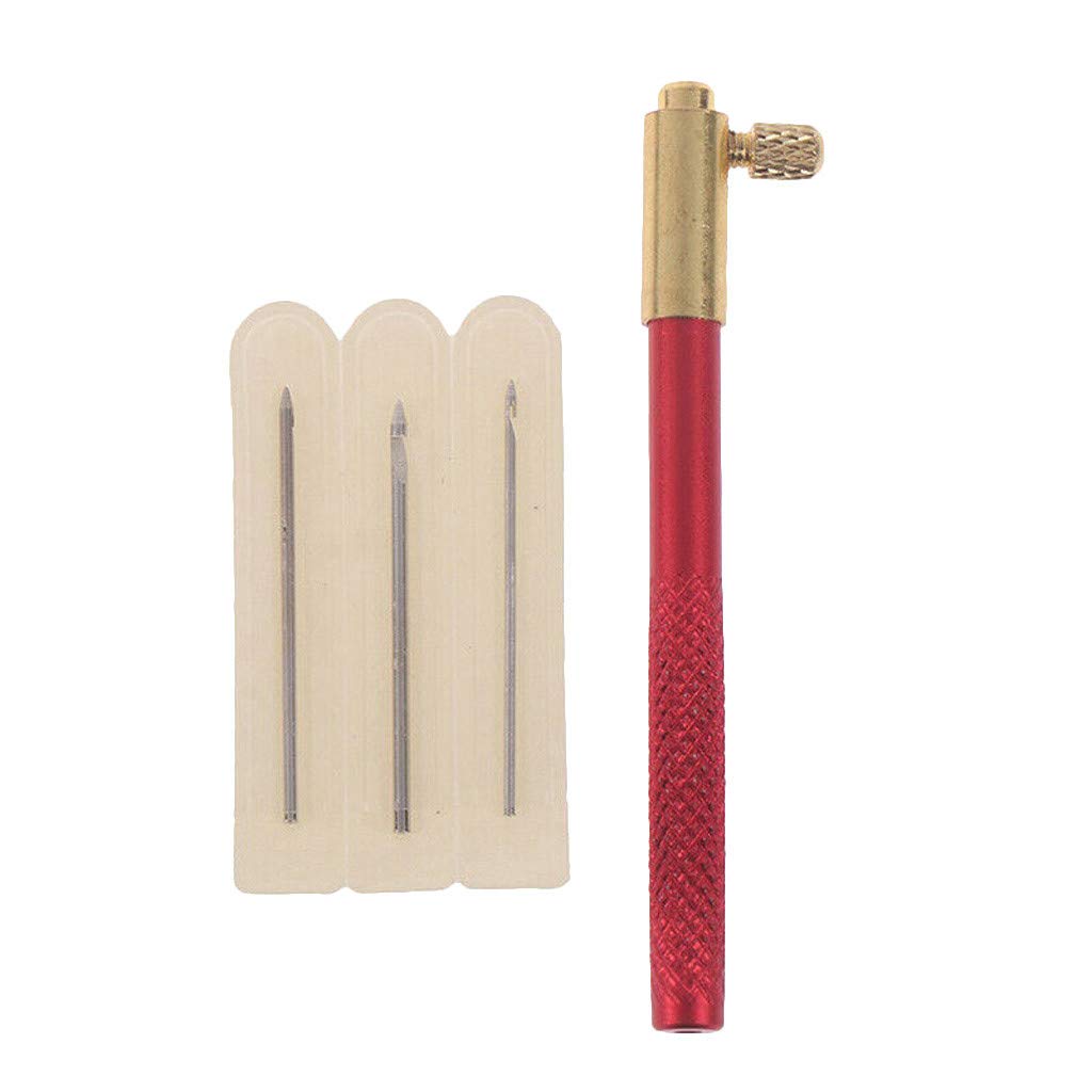 French Crochet Hooks & Tambour Embroidery Needles Set - 3-Piece Knitting Tools for Arts, Crafts & Sewing - Perfect for DIY Projects, Home Office Desk Organizers and Accessories