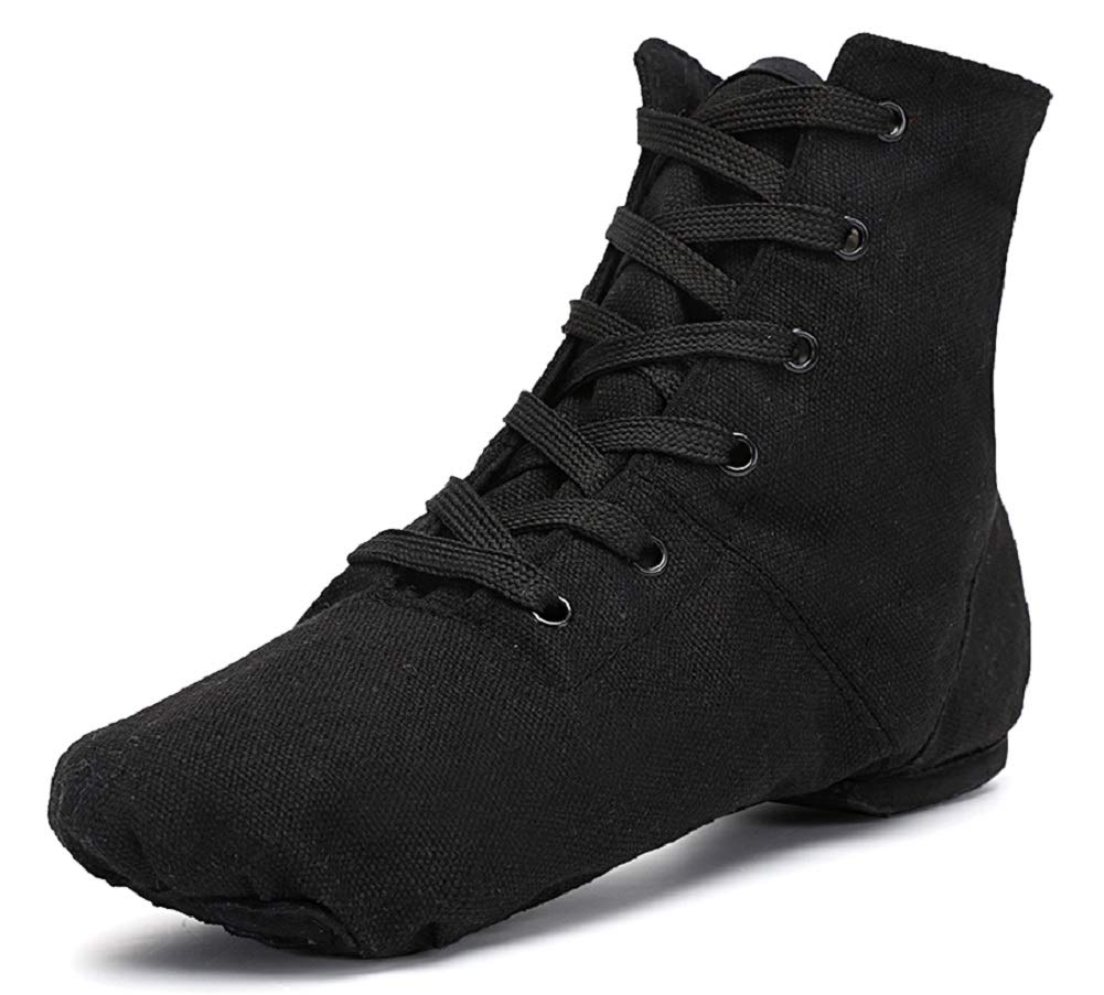 Canvas Jazz Dance Boots - Ballet Dancing Sneakers for Men & Women - Comfortable & Stylish for Jazz, Ballet, Hip Hop & Dance Classes