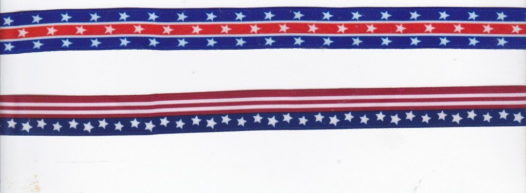 Americana Ribbon Set - Patriotic Red White & Blue Ribbons for DIY Crafts, Gift Wrapping, and Party Decorations | Perfect for 4th of July, Memorial Day, and Independence Day Celebrations