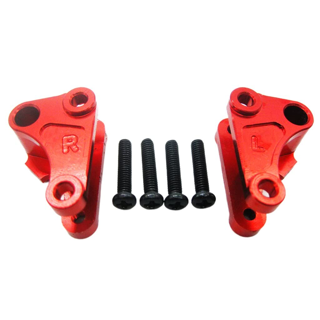 1/12 Scale RC Car Replacement Shock Absorber Pull Rod Seat - Compatible with 12428, 12423, 12429 RC Models (Red) - Perfect for Off-Road Bashing, Crawling & RC Car Maintenance