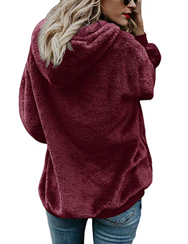 Pull Rouge Vin.