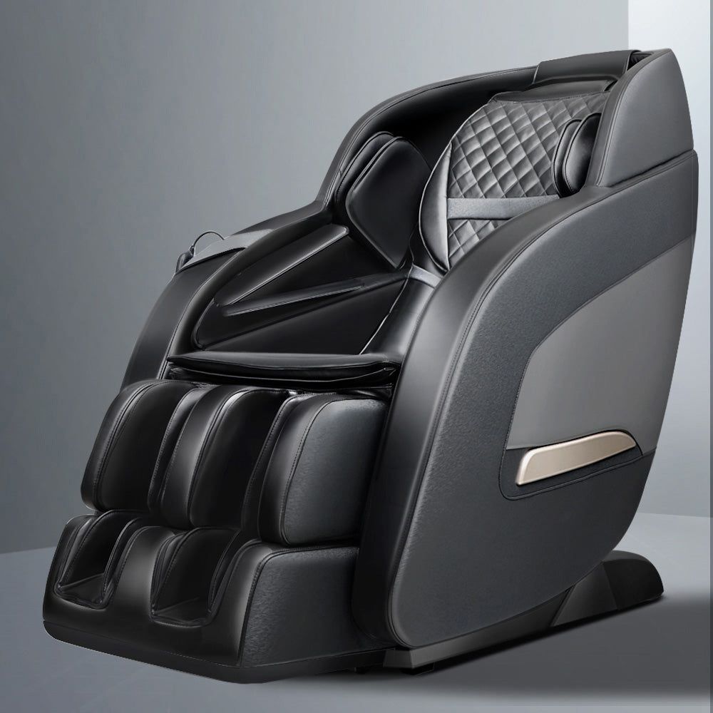 Livemor Electric Massage Chair with Recliner - Full Body Shiatsu Massager for Home & Office, Black Decima - Perfect for Relaxation, Stress Relief & Pain Management