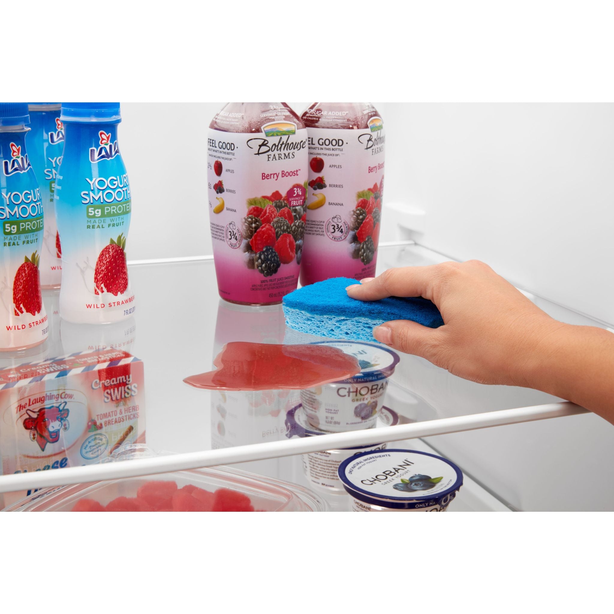 Amana Side by Side Refrigerator (ASI2175GRS) - 25.5 Cu. Ft. Stainless Steel French Door Fridge with Ice Maker & Water Dispenser - Perfect for Large Families & Open Kitchen Designs