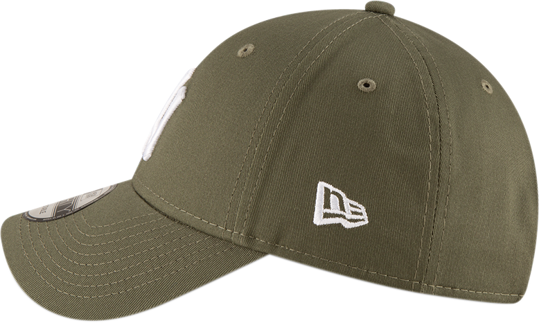 New York Yankees New Era 9Forty League Basic Olive Green Adjustable Baseball Cap - Perfect for Baseball Games, Streetwear Fashion & Sports Fans