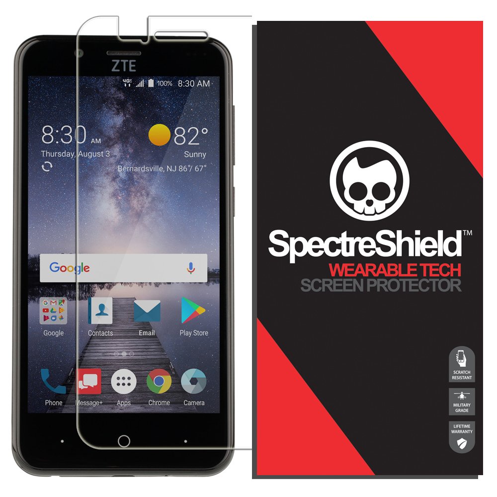 ZTE Blade Vantage Screen Protector - Spectre Shield Case-Friendly Flexible TPU Film - Full Coverage Clear Protection for Everyday Use & Travel