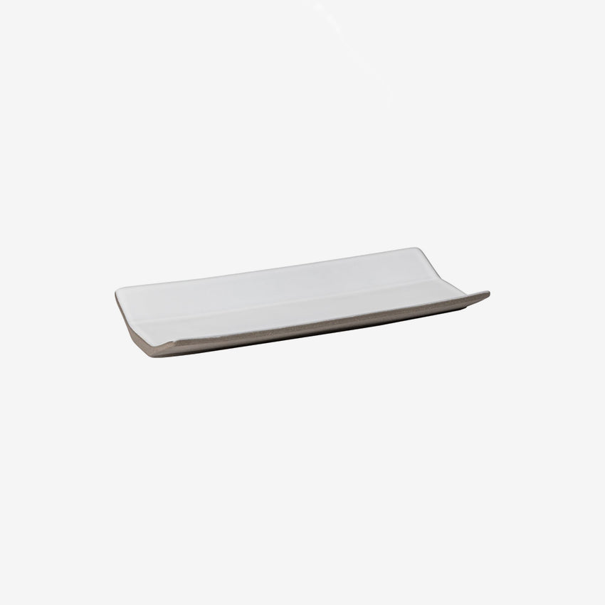 Costa Nova Coastland Rectangular Serving Plate Tray - Elegant Dinnerware for Entertaining, Buffets, and Home Decor