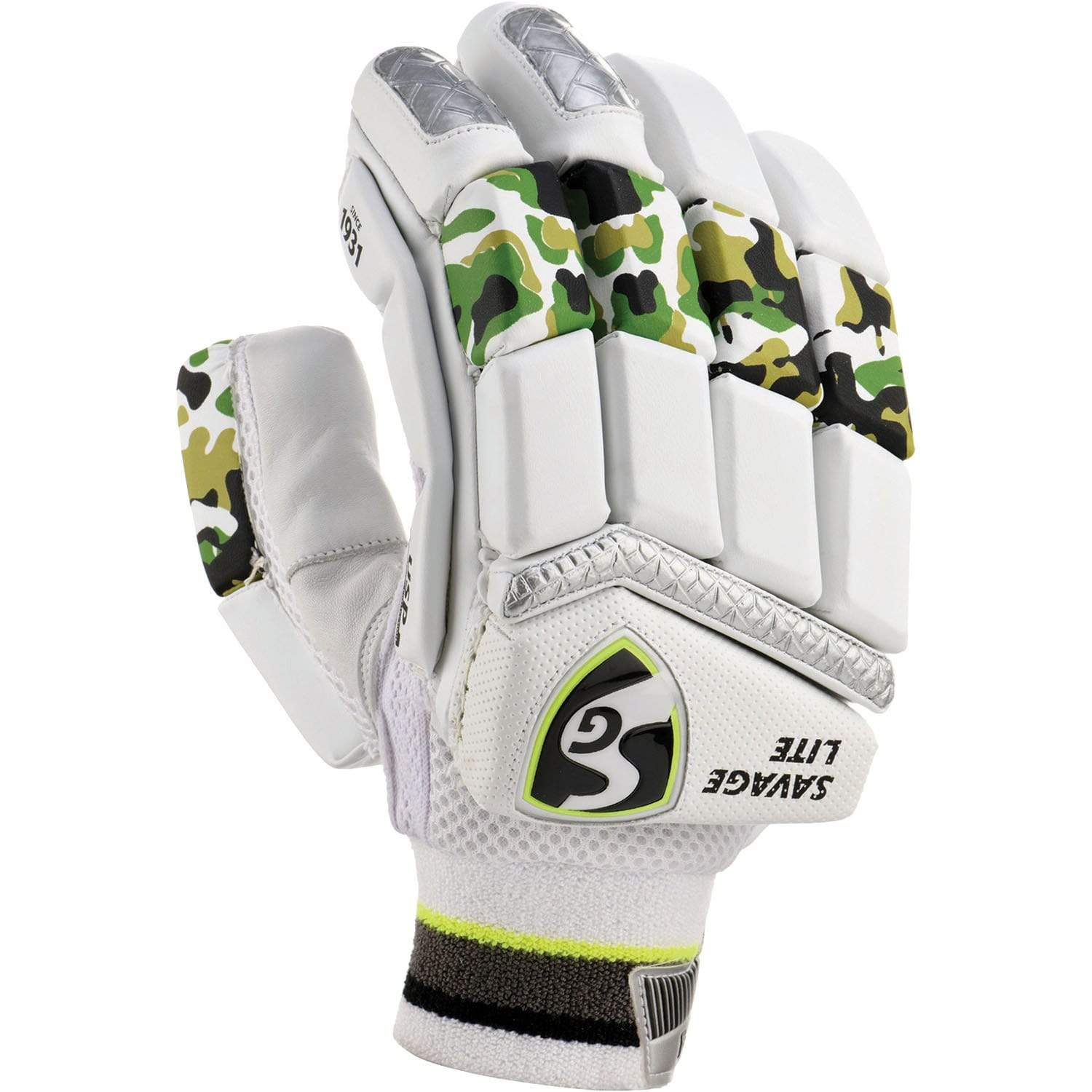 SG Savage Lite Adults Cricket Batting Gloves - Lightweight Protective Cricket Gloves for Men & Women - Perfect for Practice, Matches & Training Sessions