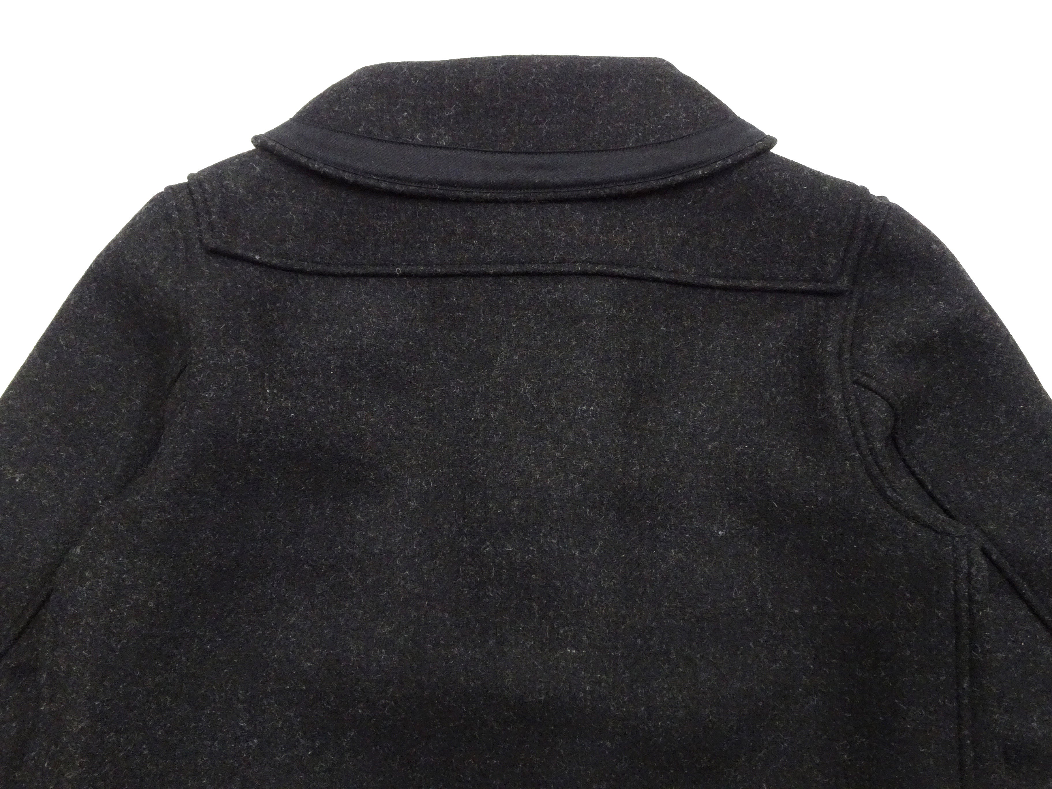 Mister Freedom Men's Sugar Cane Melton Wool Duffel Coat - SC15636 Charcoal Submariner Jacket | Warm Winter Outerwear for Casual & Outdoor Activities