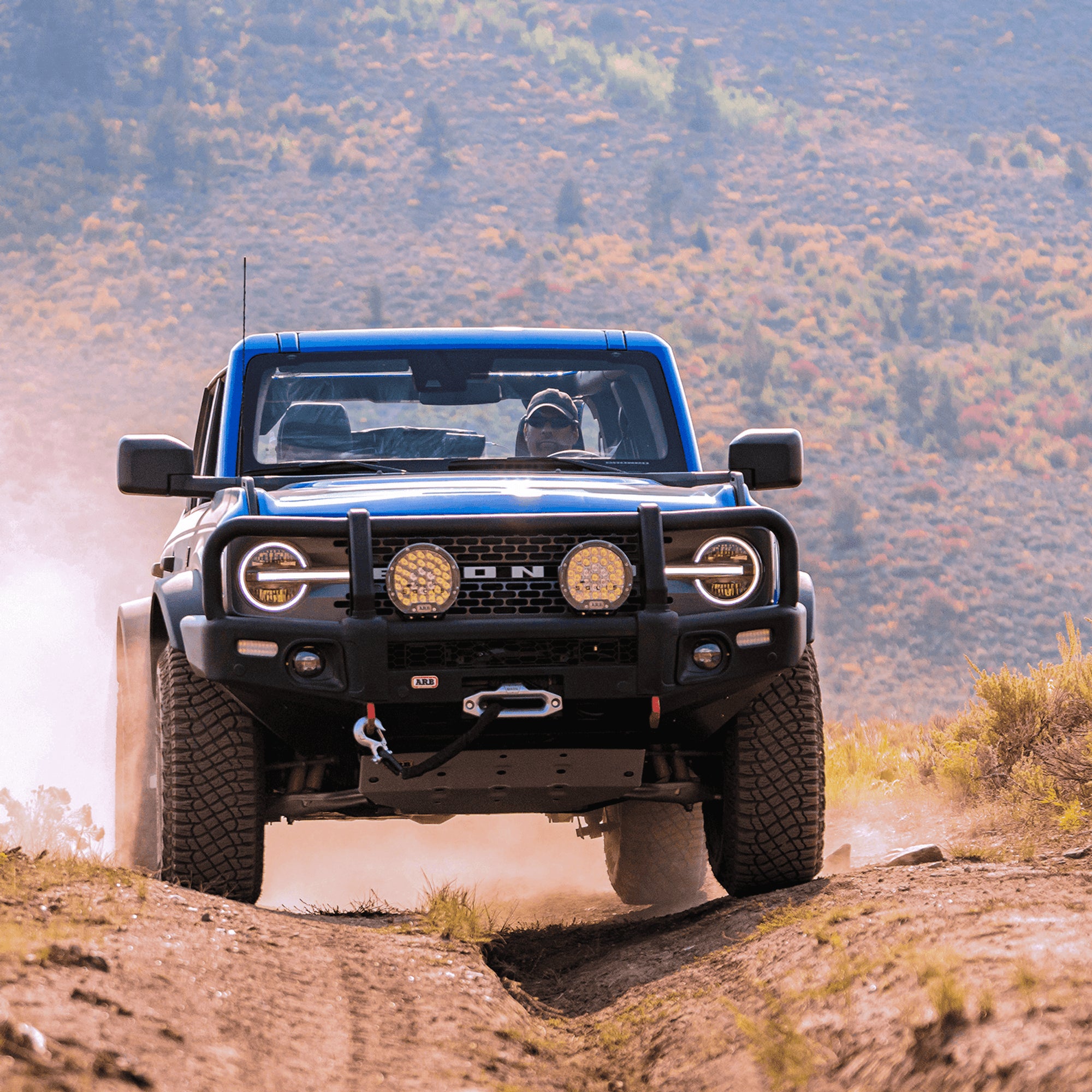 2021-2023 Ford Bronco ARB Summit Winch Front Bumper - Heavy Duty Off-Road Bumper for Adventure & Rock Crawling