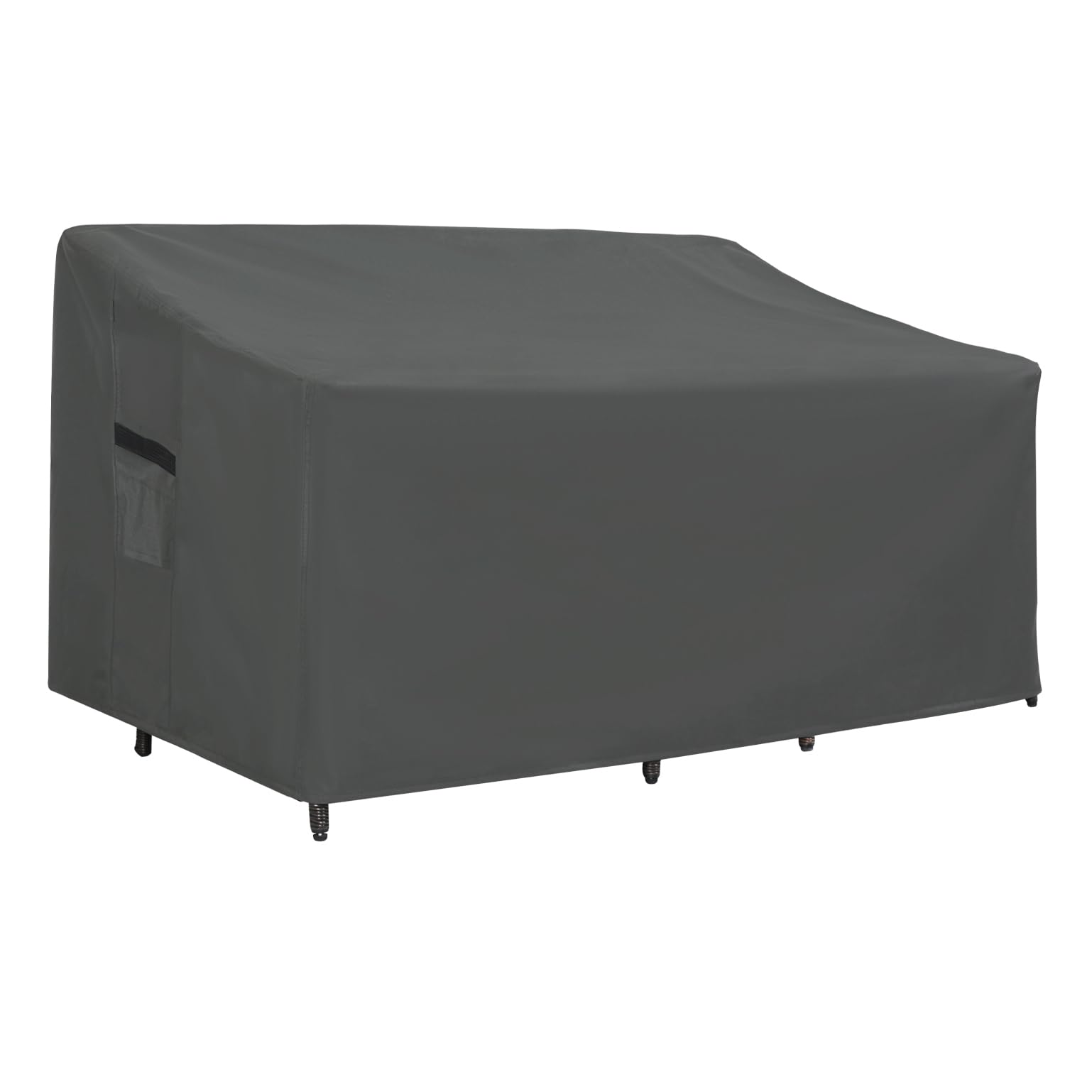 Heavy Duty Waterproof Sofa Cover for Outdoor Furniture - Universal Fit 58x33x31x24, Dustproof Protective Cover for Large Couches (Grey) - Perfect for Patio, Deck, and Garden Furniture Protection