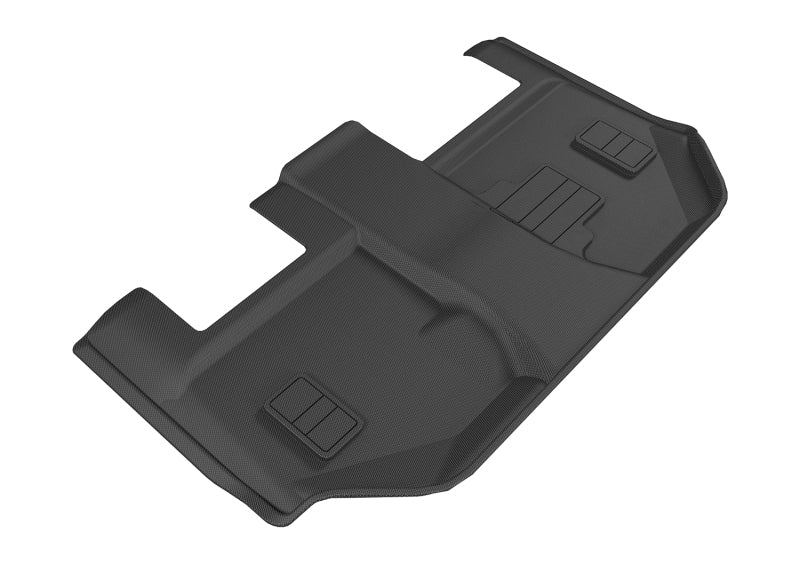 3D MAXpider Custom Fit All-Weather Floor Mats for 2015-2020 Chevrolet Suburban & GMC Yukon XL - Kagu Series 3rd Row Black Car Mats | Waterproof & Durable Protection for SUVs, Trucks, and Family Vehicles