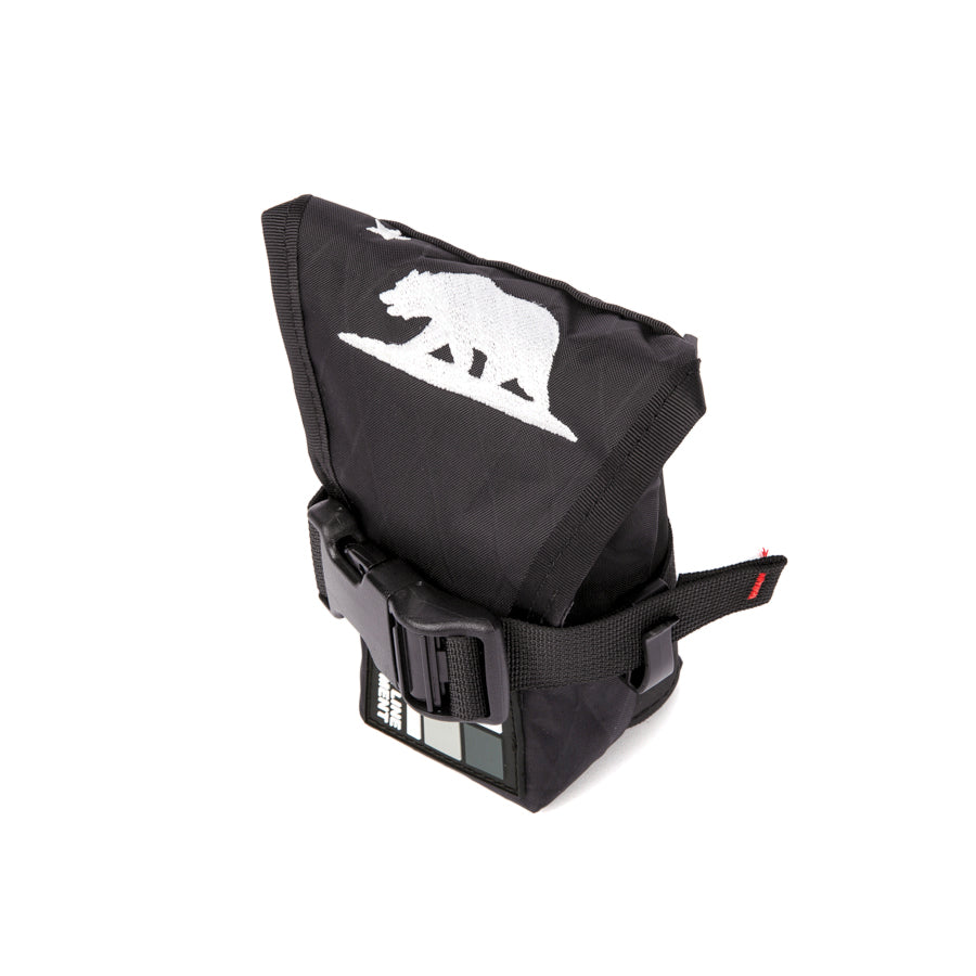 Waterproof Bike Seat Bag with Zipper Pocket - Durable Cycling Storage for Phone, Keys & Tools - Perfect for Mountain Biking, Commuting & Road Cycling - CA_BEAR
