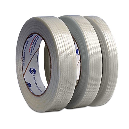 Heavy Duty 1/2 Inch x 180 Feet Bulk Strapping Tape - Pack of 72 Rolls | Strong Adhesive for Shipping, Packaging, Moving Boxes & Industrial Use