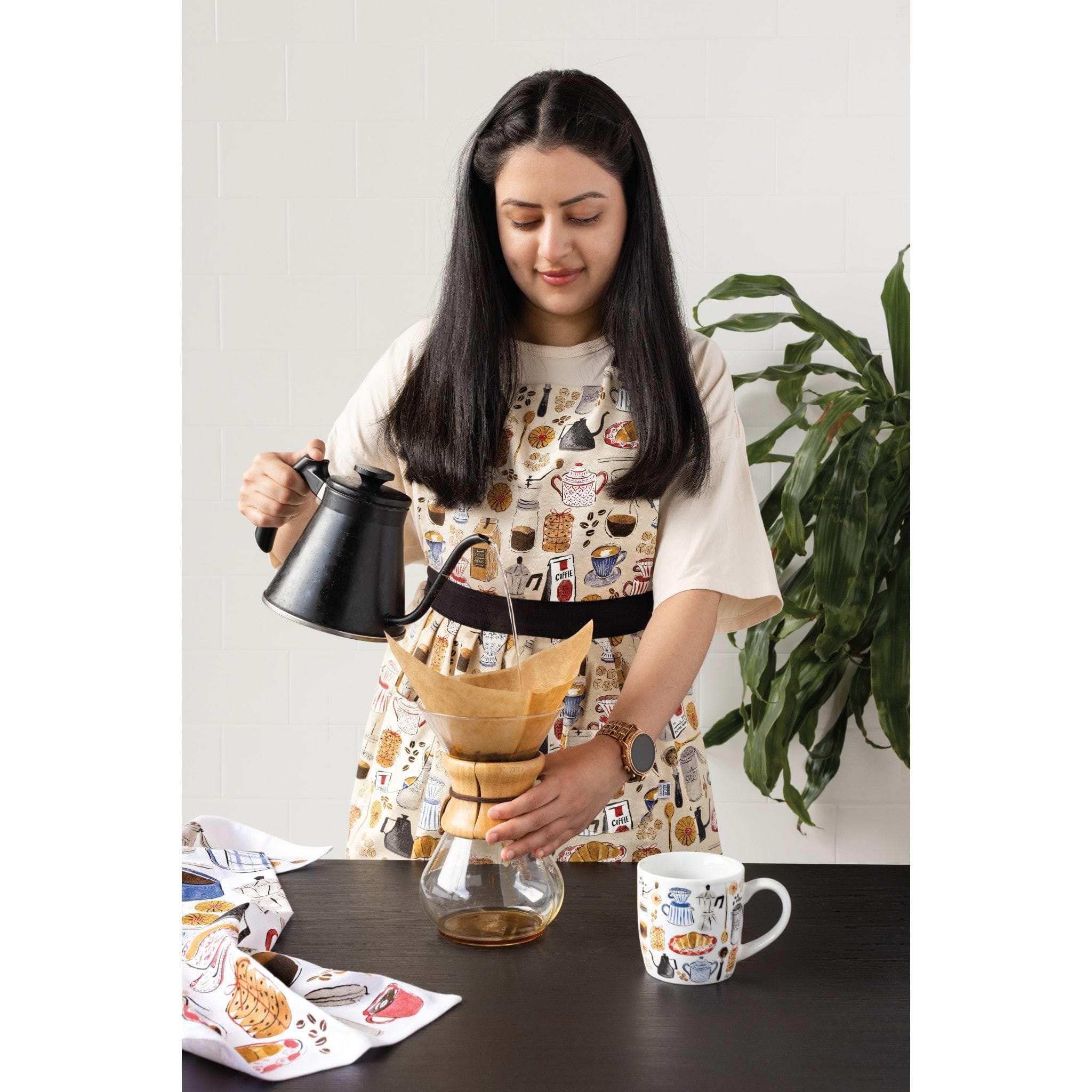 Now Designs Coffee Mug - Insulated Ceramic Cup for Hot & Cold Drinks - Perfect for Home, Office, or Gift Giving