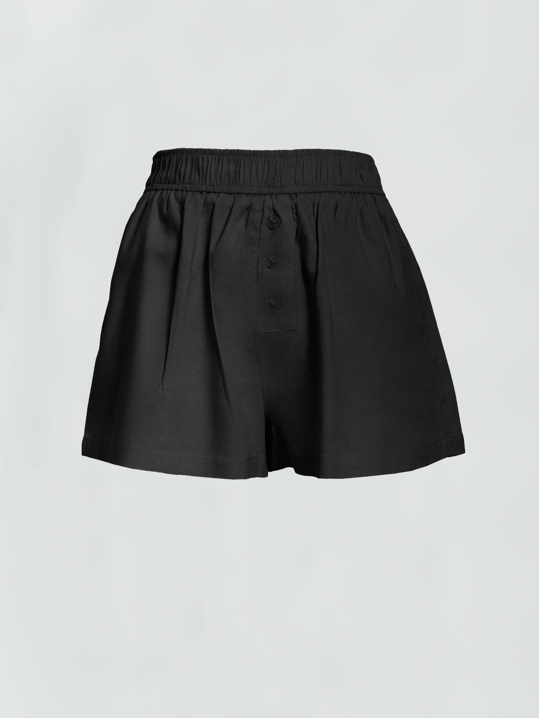 Premium Marlo Linen Boxer Shorts for Men - Soft Breathable Black Underwear | Perfect for Summer, Travel & Lounge Wear