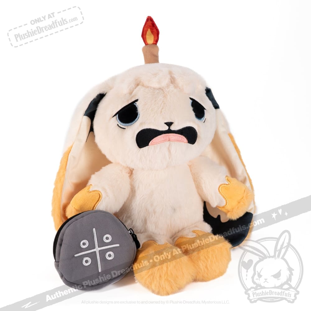 Plushie Dreadfuls Burnout Rabbit - Soft Stuffed Animal Toy for Stress Relief, Anxiety Comfort & Emotional Support | Perfect for Therapy, Bedroom Decor & Gift Giving