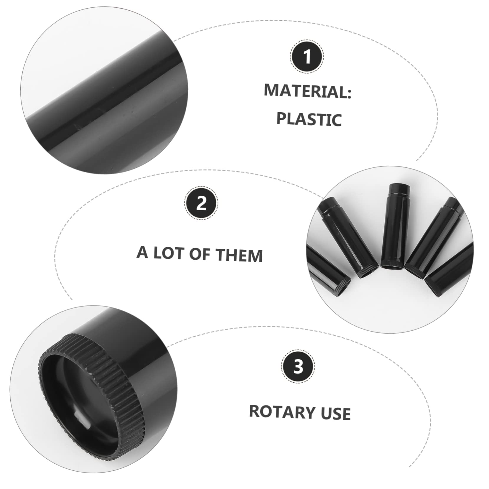 25-Piece 5g DIY Plastic Empty Tubes with Caps - Perfect for Lip Gloss, Essential Oils, Skincare & Beauty Crafting - Ideal for Home DIY Projects, Travel Containers, and Small Batch Cosmetics