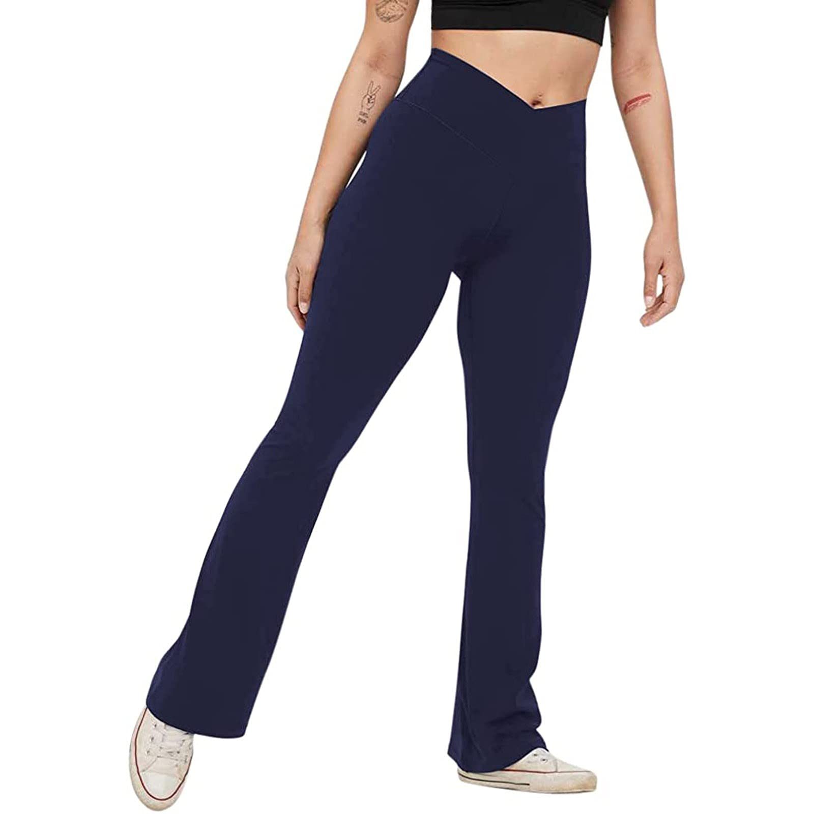 YINGREN High Waist Workout Leggings for Women - Running, Yoga, Fitness & Sports - Breathable Stretchy Athletic Pants for Gym, Lounge & Everyday Wear