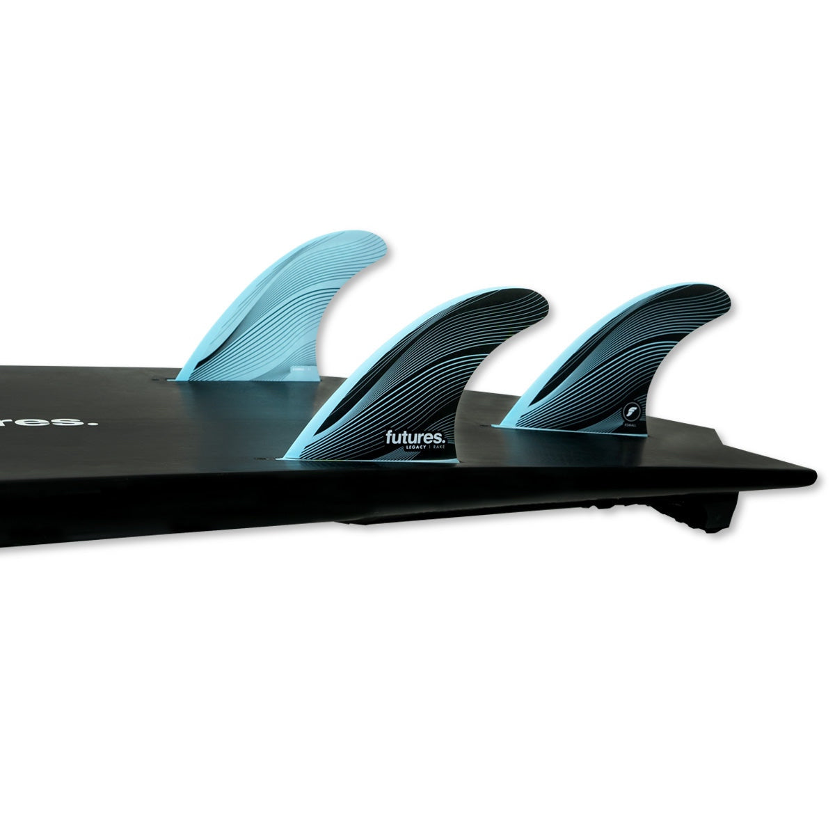 Futures Thruster R3 HC Legacy Series Surfboard Fin - High Performance Blue Surf Fin for Shortboards & Performance Surfing - Perfect for Waves, Competitions & Daily Surf Sessions