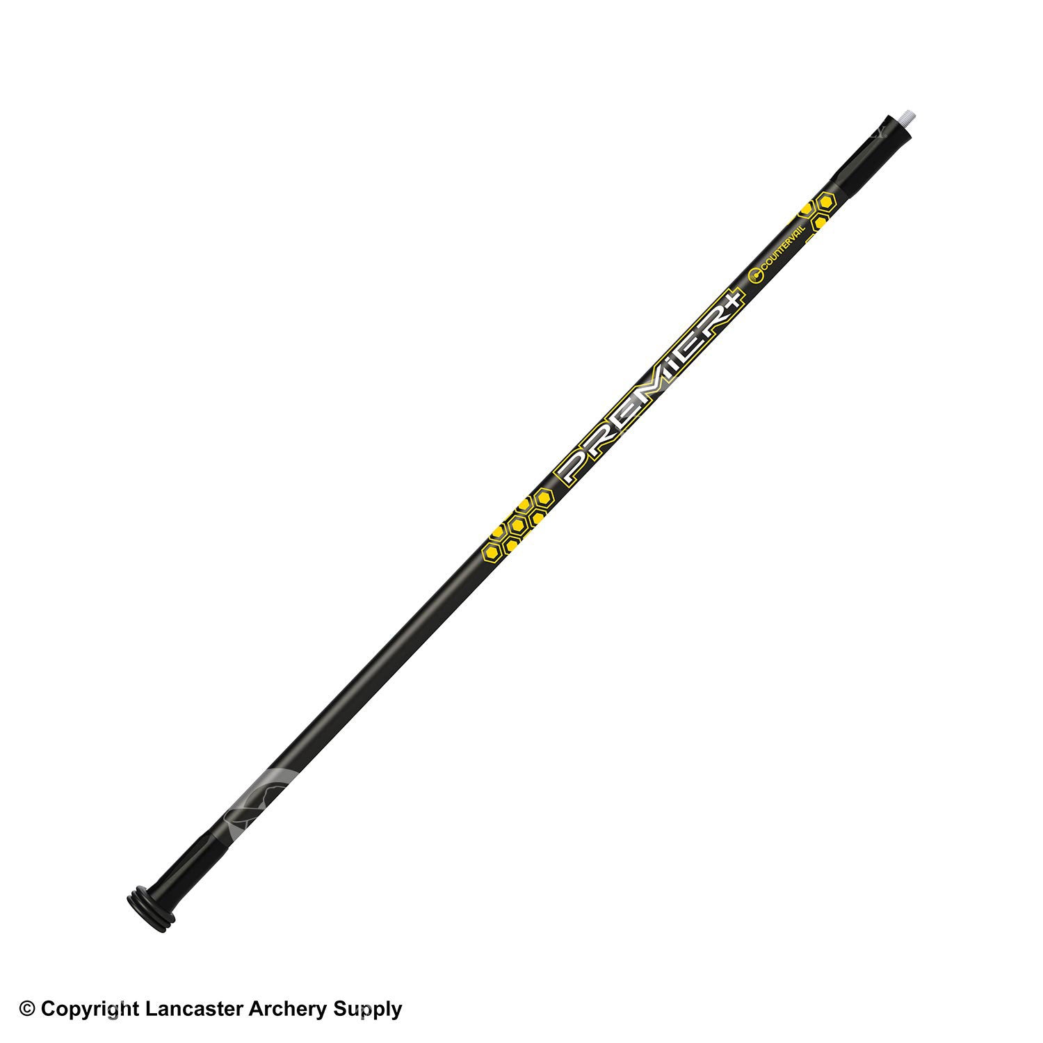 Bee Stinger Premier Plus Stabilizer with Countervail Technology - 27 Inch for Archery & Bow Hunting | Improve Accuracy & Reduce Vibration for Target Practice & Outdoor Sports