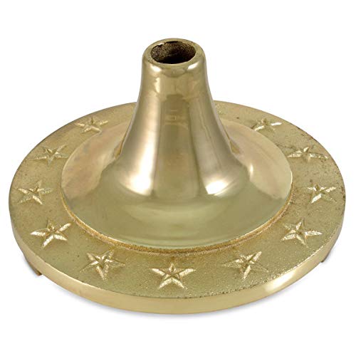 Starcast Conway Heavy Duty Cast Iron Flagpole Stand for Indoor Use - Perfect for Home, Office, and Commercial Decor
