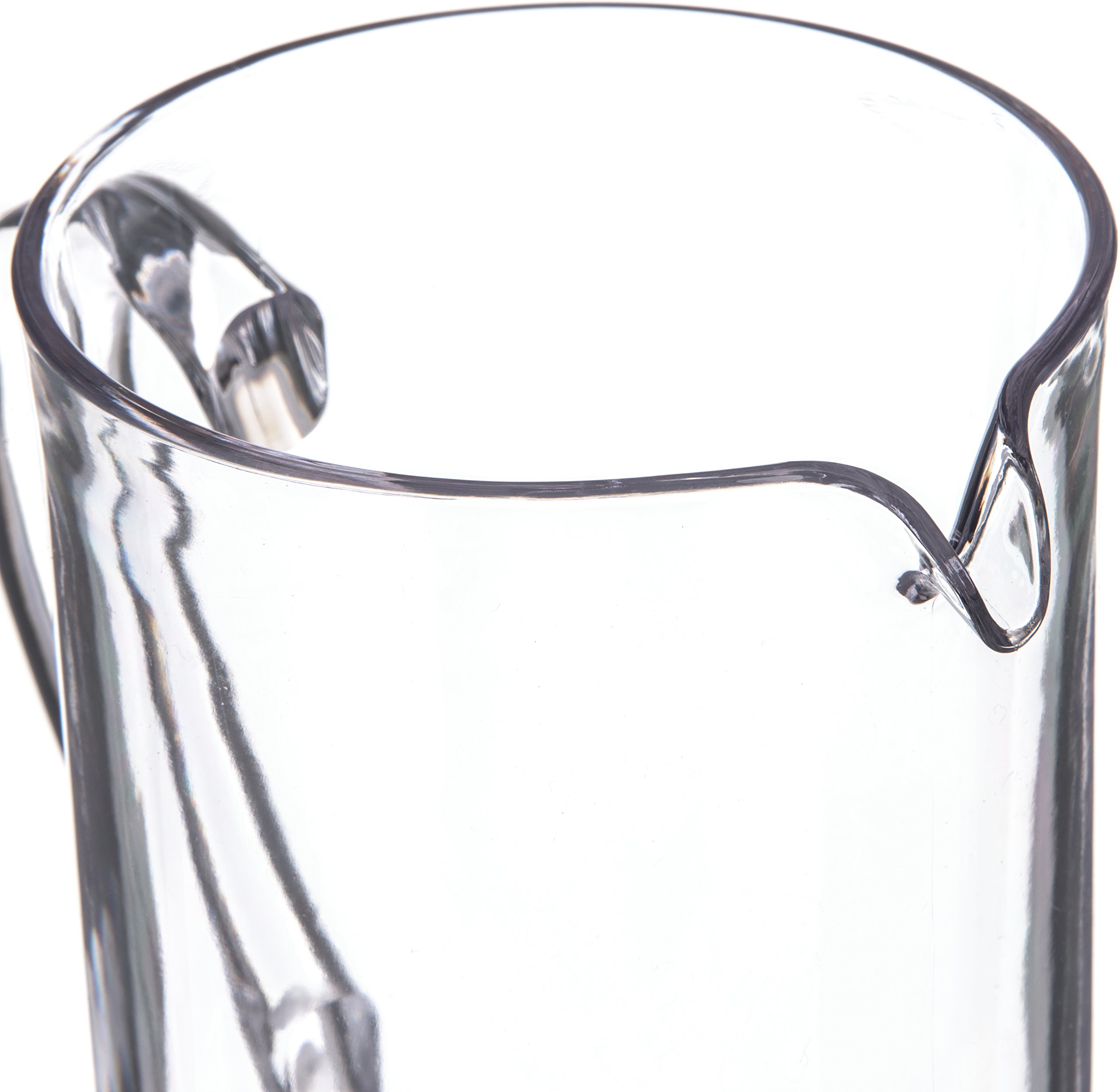 **Carlisle 58oz Clear Plastic Pitcher – Durable Restaurant & Catering Pitcher for Beverages, Water, Juice – Ideal for Commercial Kitchens, Bars, and Events**