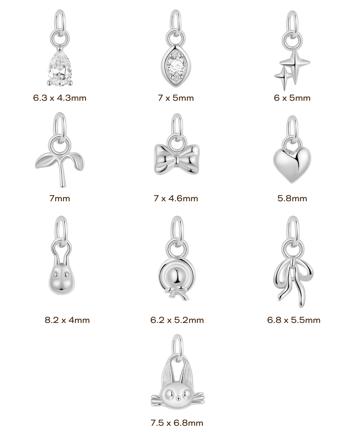 Elegant Rolo Chain Charm Bracelet - Sterling Silver Jewelry for Women, Perfect for Gifts, Parties & Everyday Wear