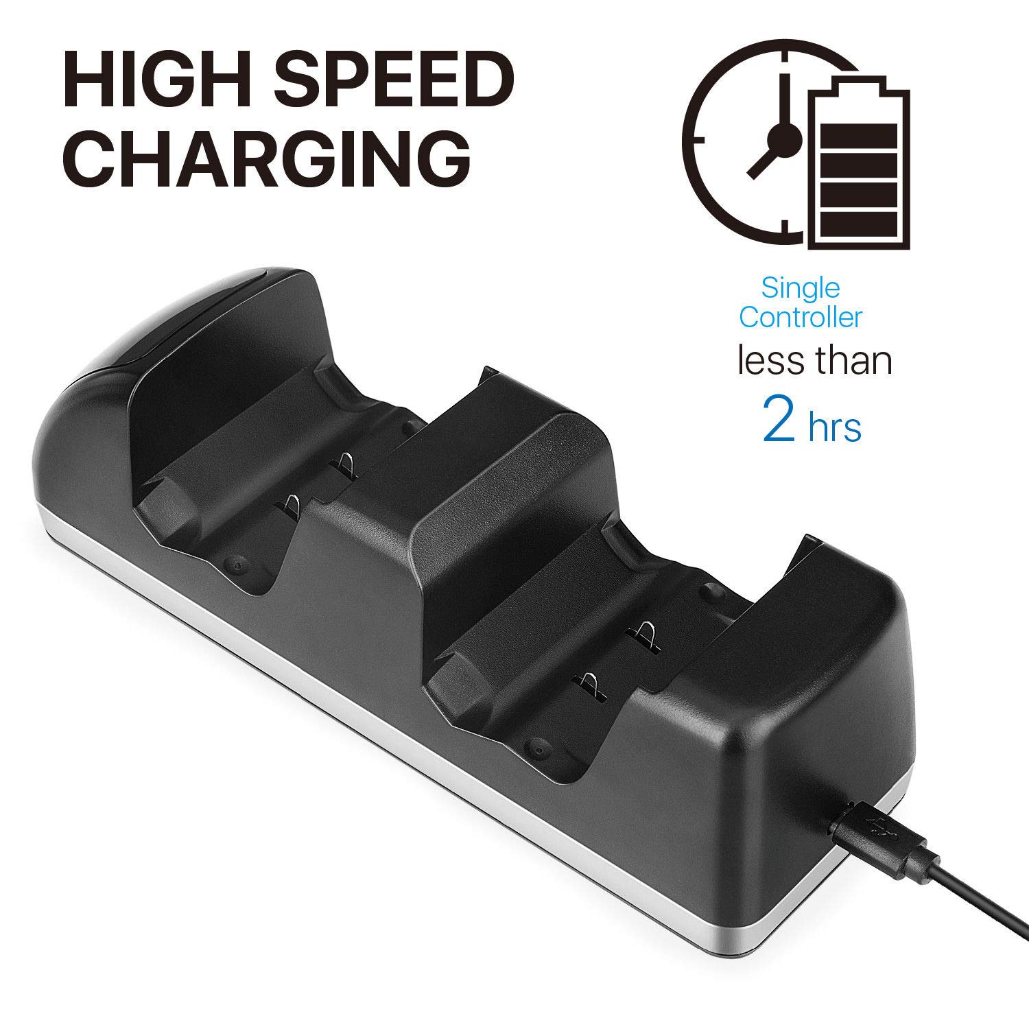 OSTENT Dual Dock Charging Station with 2 Rechargeable Batteries for Xbox One/S/X Controller - Fast Charging Dock for Gaming Accessories | Perfect for Multiplayer Gaming Sessions & Home Entertainment Setup