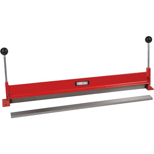 Ironton 30in Portable Sheet Metal Bending Brake - Heavy Duty Metal Bender for DIY Projects, HVAC, and Metal Fabrication