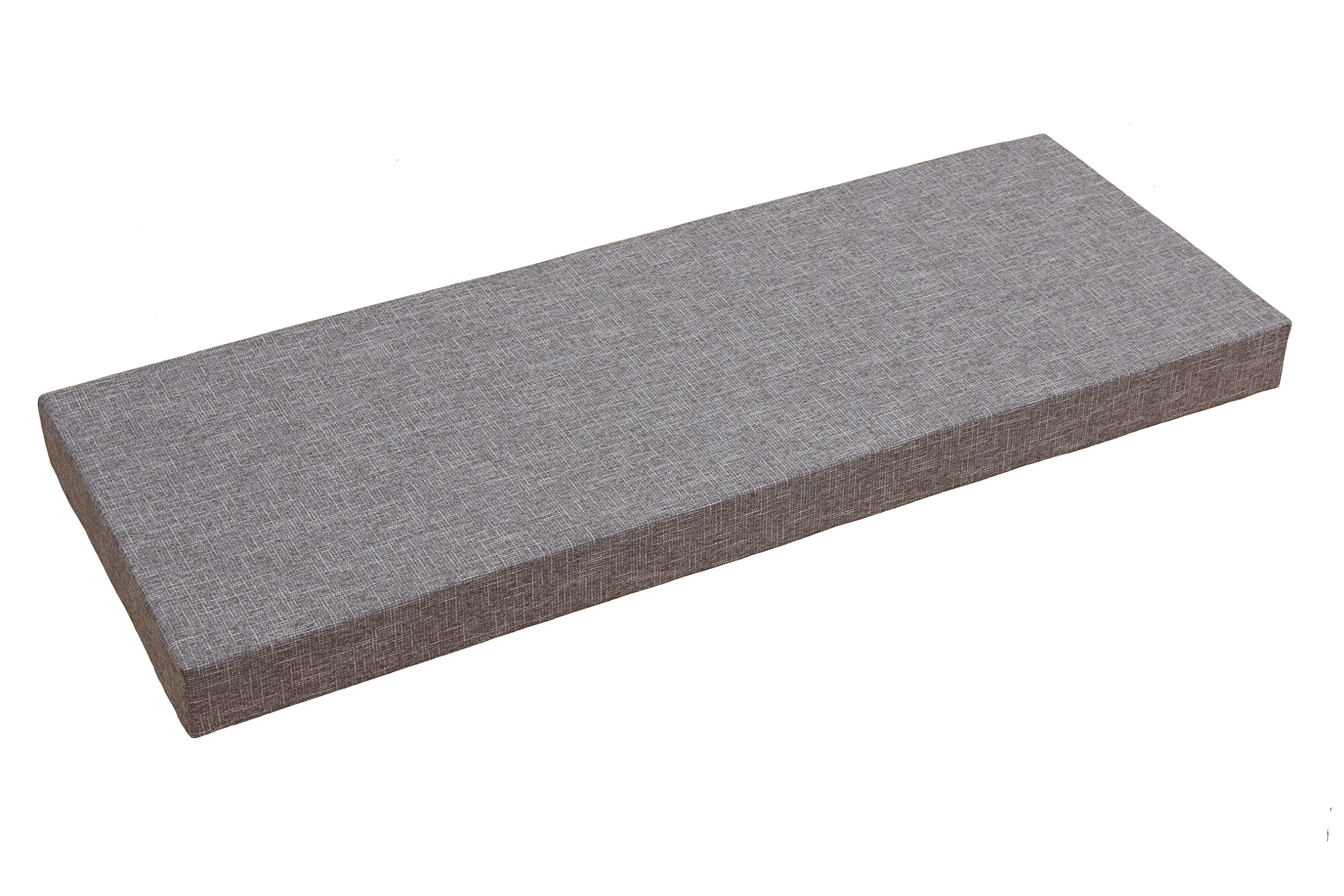 Custom Farmhouse Style Bench Cushion - Thick Upholstered Foam Seat Pad for Entryway, Shoe Storage, Meditation & Ottoman (23.6