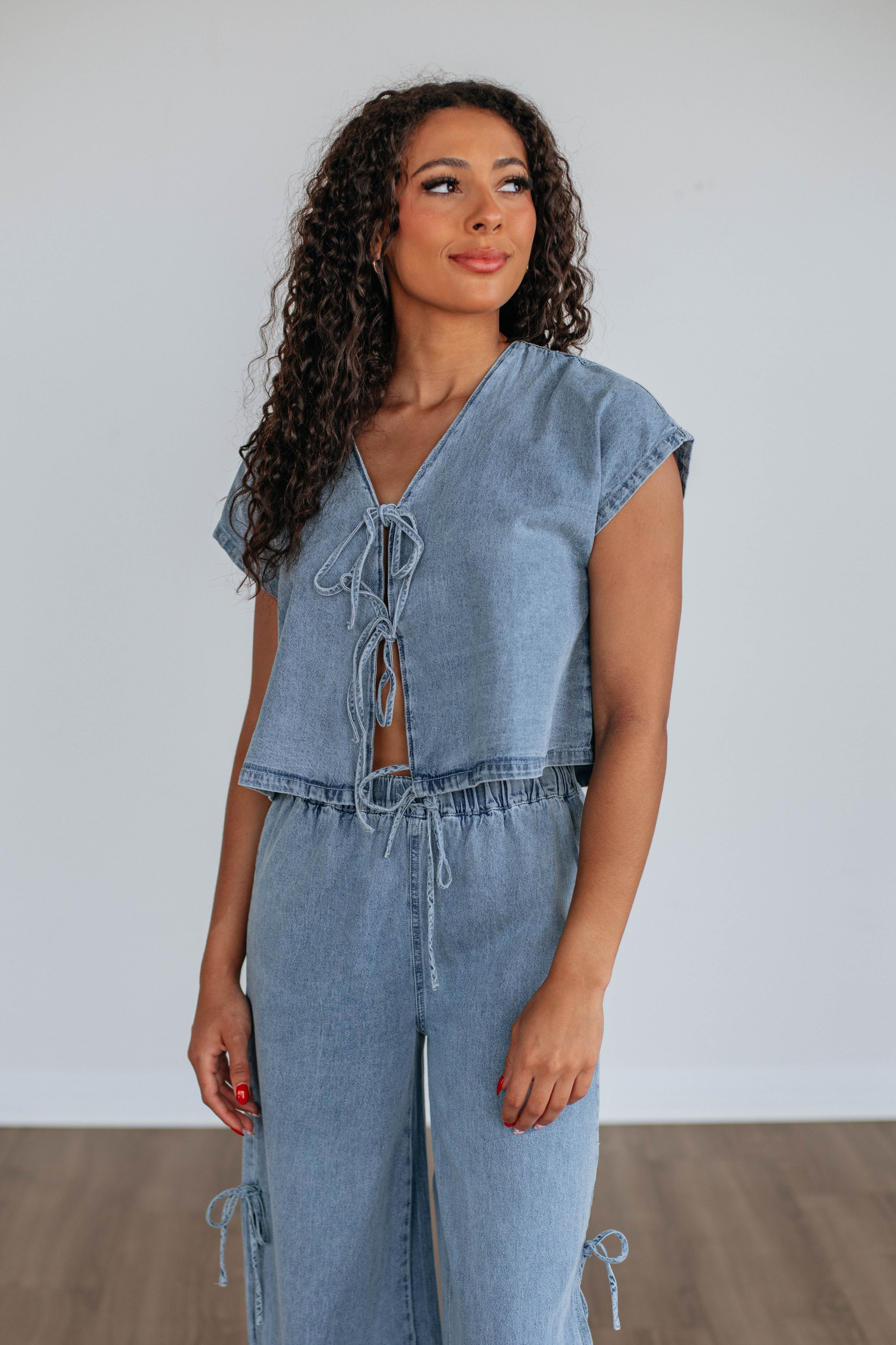 Dove Denim Top for Women - Stylish Casual Shirt with Comfort Fit - Perfect for Everyday Wear, Outings & Layering