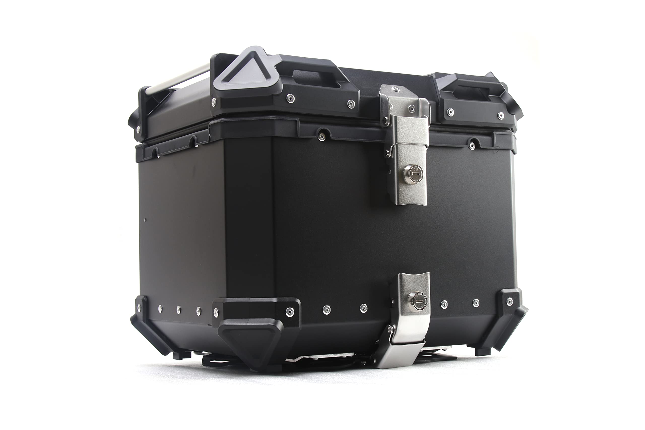 Universal Motorcycle Top Case - 65L Aluminum Luggage Box for Scooters & Bikes | Outdoor Travel Storage