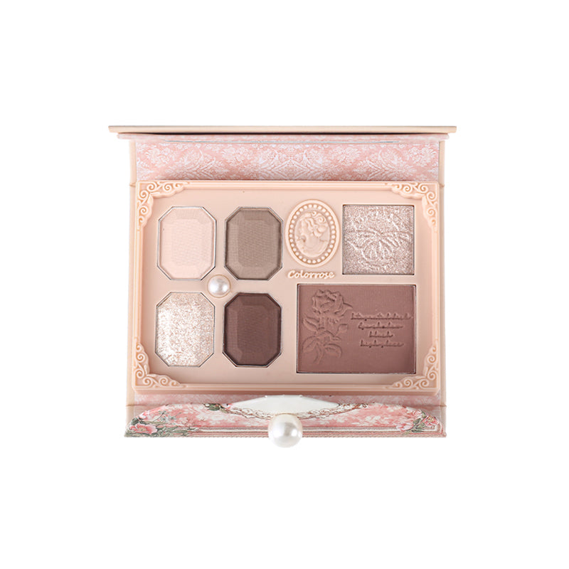 Colorrose Pearl Relief Comprehensive Eyeshadow Palette - 12 Shades for Day & Night Makeup Looks | Perfect for Bridal, Party & Everyday Wear