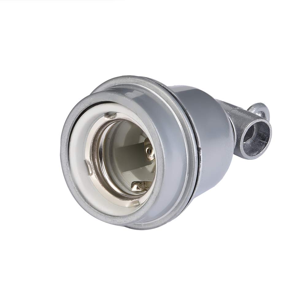 Premium Ceramic E27 Reptile Heat Lamp Holder - Durable Brooder Emitter Bulb Socket for Terrariums, Chicken Coops & Reptile Enclosures - Ideal for Lizards, Snakes & Poultry Heating