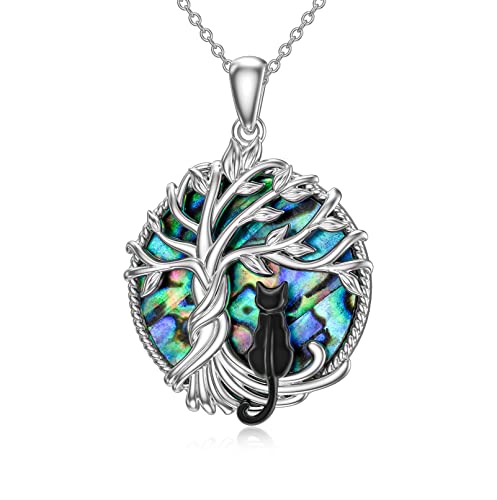 1 Cat(Black)-Abalone Shell-01-A
