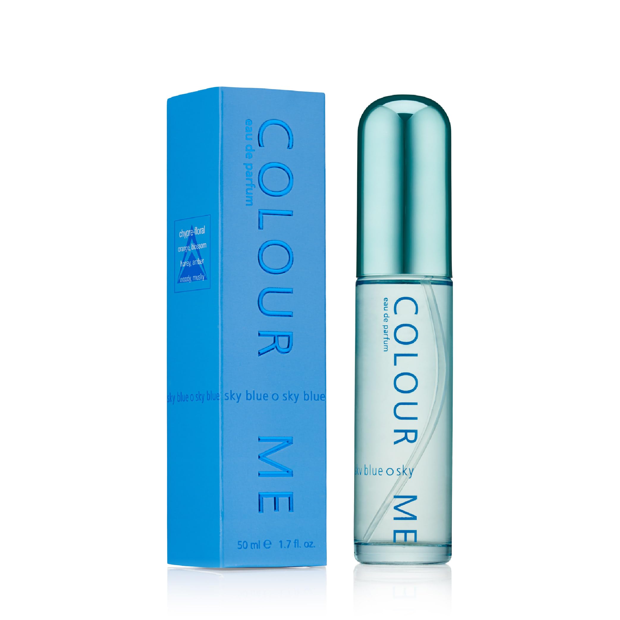 Luxury Sky Blue Perfume for Women - 50ml Eau de Parfum, Long Lasting Floral Fragrance by Milton-Lloyd | Perfect for Date Night, Office & Special Occasions