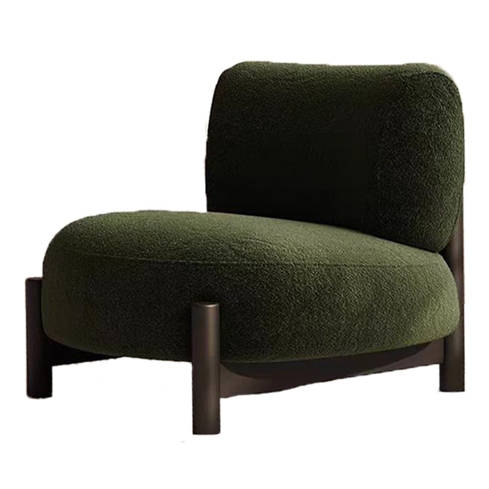Mid-Century Modern Accent Chair for Living Room - Fabric Upholstered Reading Chair, 26