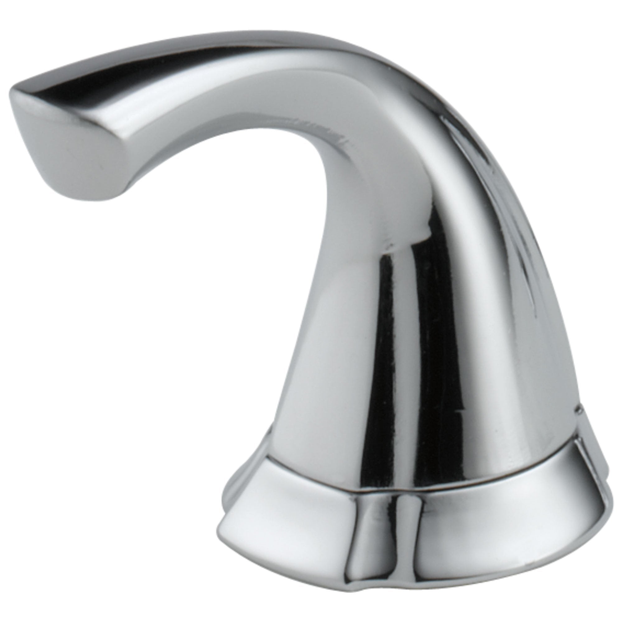 Delta Addison Collection Chrome Finish Lavatory Metal Lever Handles - Set of 2 (Model 542538) for Bathroom Sink Faucet Replacement & Modern Home Upgrade