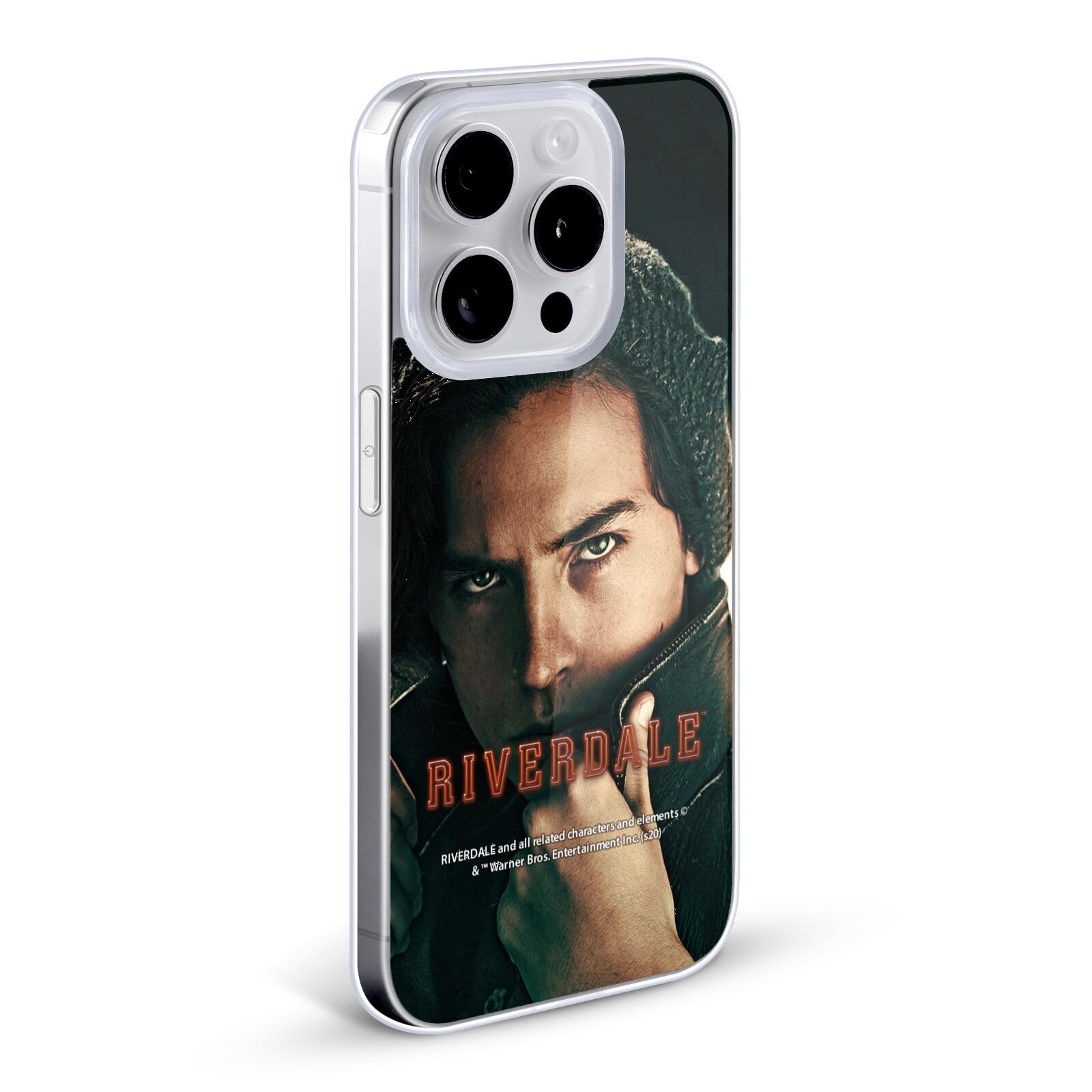 Officially Licensed Riverdale Jughead Jones 4 Posters Soft Gel Case for Apple iPhone 12/12 Pro - Durable Phone Cover for Fans, School, Work & Daily Use