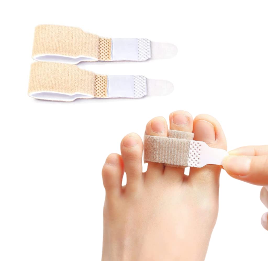 Aston Andia 2-Pack Soft & Comfortable Toe Straighteners for Women - Nylon Toe Separators & Finger Support Bands for Crooked Toes, Hammer Toes Relief - Perfect for Yoga, Running & Daily Comfort