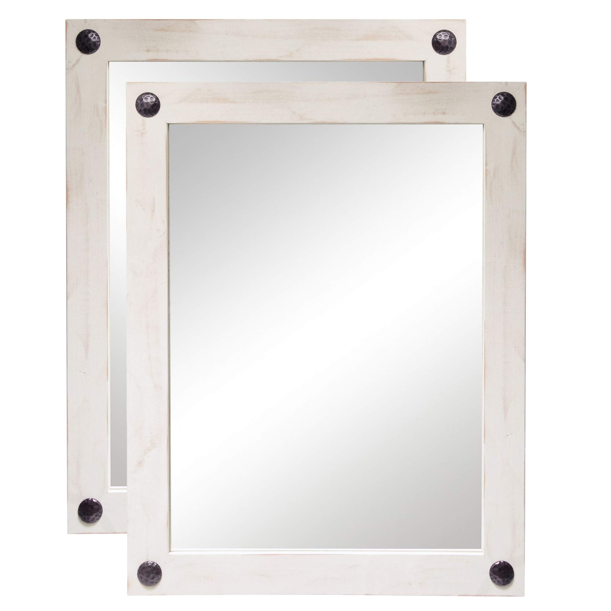 Farmhouse Bathroom Vanity Mirror Set of 2 - 24